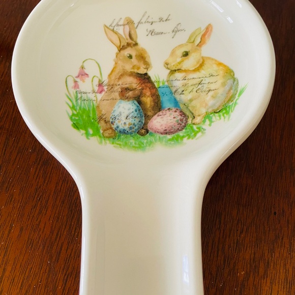 Easter Bunny Effetti Large Spoon Rest - Picture 2 of 3